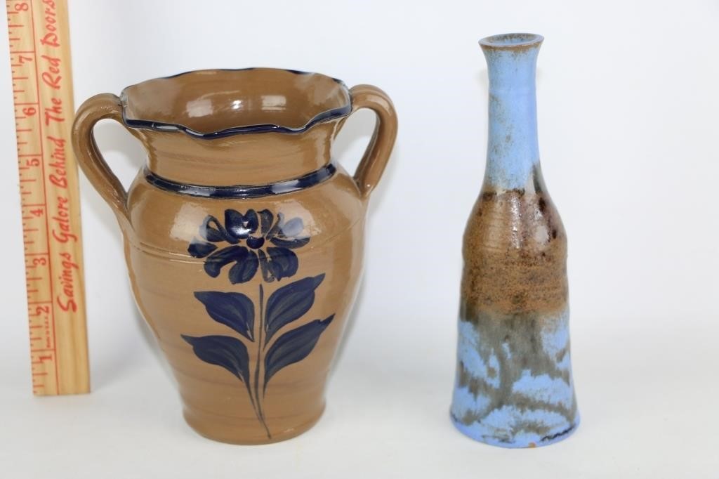 2 Pottery Vases