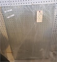 Heavy 1/2 thick glass table top 32x22