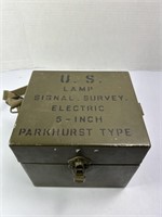 US Signal Survey Electric Lamp