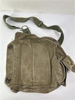 US Military Canvas Gas Mask Bag