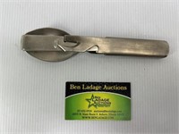 Military Stainless Steel Spoon, Knife, and Can