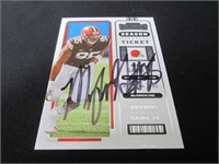 Myles Garrett Signed Trading Card EUA COA