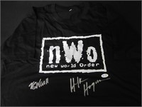 Kevin Nash & Hulk Hogan Signed NWO Shirt FSG COA