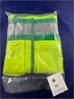 Fluorescent yellow safety vest