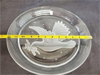 Sasaki Crystal 12 Inch Decorative Plate