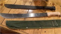 2 Machetes 22 and 25 in Long With 1 Sheath
