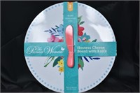 Pioneer Woman Hostess Cheese Board with Knife