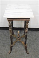 Marble Top Plant Stand 29½" T x 13½" Square