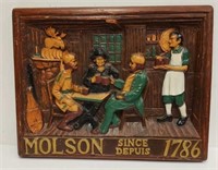 1981 Molsons 3-D Bar Sign