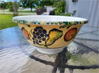 Bowl hand painted & made in italy for R H macy's &