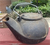 Cast iron tea kettle