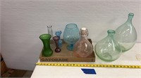 Vases & decanters 14”, 10”