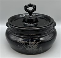 Black Amethyst Bean Pot