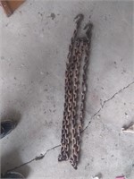 15' chain with hooks - has a repair