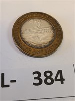 Vintage .999 Silver Casino Token