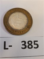 Vintage .999 Silver Casino Token