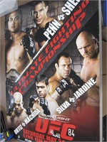 TITO ORTIZ SIGNED UFC PROMO POSTER LARGE COA