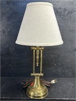 ADJUSTABLE BRASS TABLE TOP LAMP