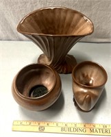 Frankoma pottery, brown/tan see description