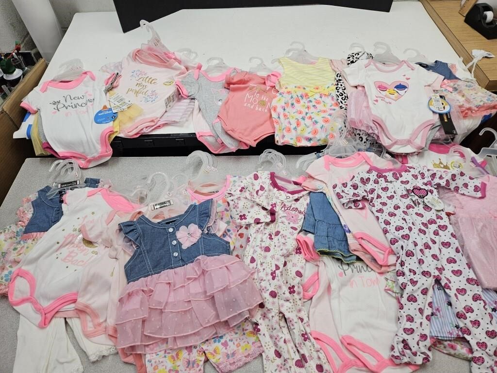 ALL NEW INFANT GIRLS CLOTHES 0 to 24 MOONTHS