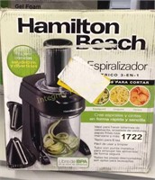 Hamilton Beach Spiralizer