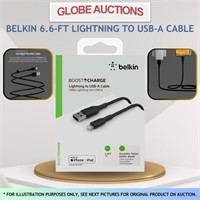 BELKIN 6.6-FT LIGHTNING TO USB-A CABLE