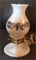 Currier & Ives Electric Lamp