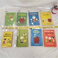8 Vintage Peanuts Charlie Brown Books 1966-1968