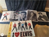 Elvis Presley pictures Unframed collection of 6