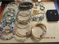 Misc. jewelry Lot-Bracelets, N.Y. & Co. Watch,