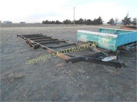 RV trailer frame, no wheels/tires, no title