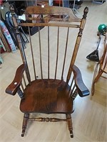 >Wooden Rocking Chair