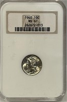 S - 1940 MERCURY SILVER DIME (D6)