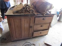 ANTIQUE KITCHEN CABINET