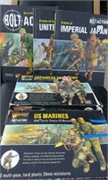 Warlord Bolt Action 2 Models & 3 Books