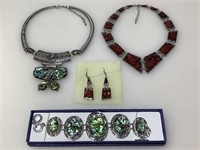 Assorted costume jewelry