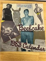 1983 Beefcake Calendar Hollywood stars