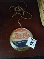 Pepsi Cola Fan Pull (1940's/50's?)