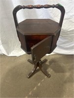 Antique Mahogany Smoking stand