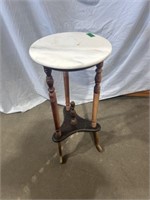 Marble Top Plant stand