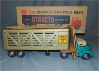 Mint Boxed Structo 980 Cattle Trailer