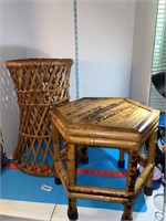 MC BAMBOO plant stand and rattan plant stand