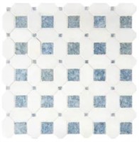 MSI 12" x 13" Azula Hatchwork Mosaic Wall Tile