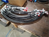 Assorted Hydraulic/Oil Hoses