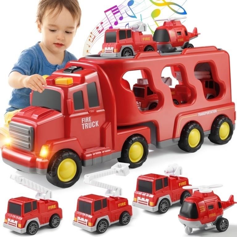 R1627  NETNEW Fire Truck Toy, Kid's Playset