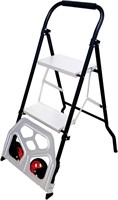 SOCROTO 2 in 1 Aluminum Hand Truck,Folding Step La