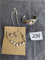 3 Piece Jewelry Set- Marked Sterling