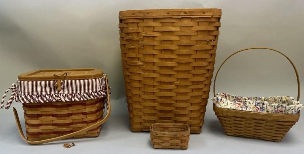 Longaberger Baskets, Iron & Pottery