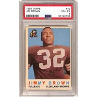 1959 Topps Jim Brown Hof Psa 4