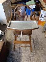 Antique high chair